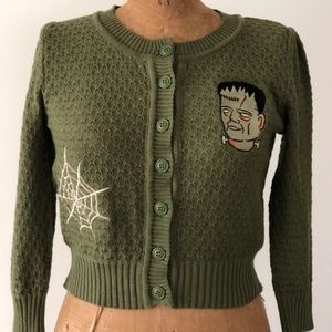 Miss Ladybug California - FRANKEY EMBROIDERY CARDIGAN SWEATER